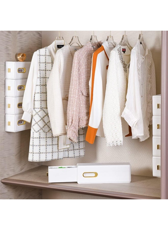 IBAMA IBAMA Underwear Storage Drawers Organizers Wall Mounted Slid Bra Socks Storage Box Self-adhesive Dust-Proof Waterproof Clothes Wardrobe Accessories Space Saving  - Image 4