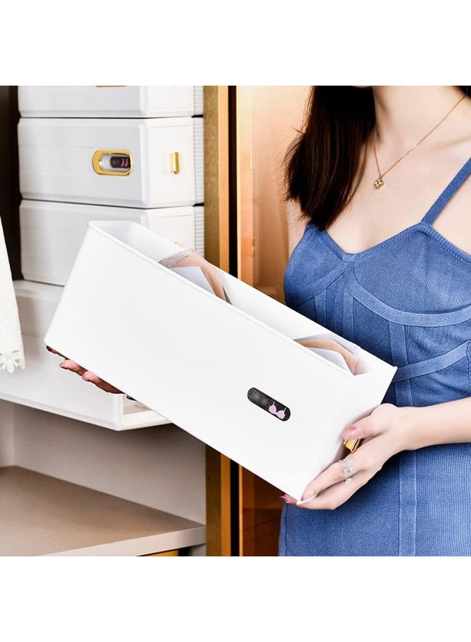 IBAMA IBAMA Underwear Storage Drawers Organizers Wall Mounted Slid Bra Socks Storage Box Self-adhesive Dust-Proof Waterproof Clothes Wardrobe Accessories Space Saving  - Image 5