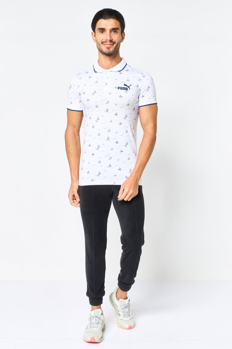 PUMA Men Sportswear Fit Short Sleeve Outdoor Polo Shirt, Multicolor - Image 4