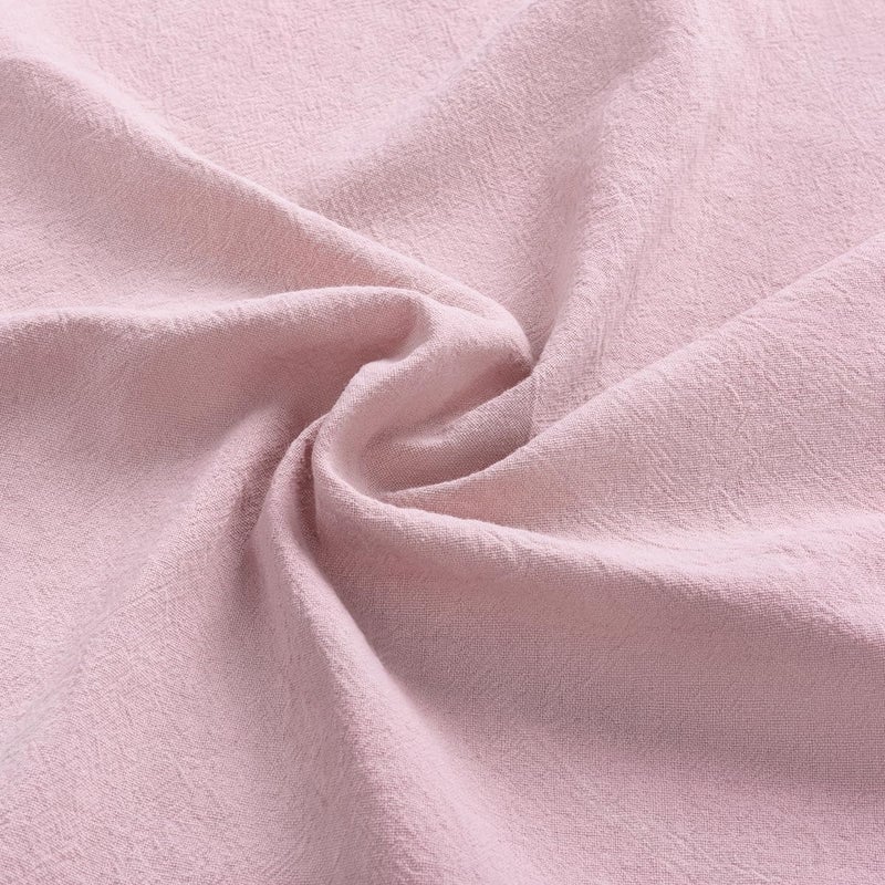 MLMW Pink Linen Napkins Cloth Set of 8 Summer Cotton Dinner Cloth Napkins Bulk Washable 1616 for Wedding Party Baby Bridal Shower Birthday Table Decorations - Image 2