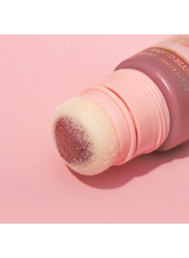 YOUNG VISION Shimmer Liquid Blush Wand - Radiant Cheek Tint | Luminous Rubor Liquido con Brillo | Dewy & Light-Reflecting | Maquillaje Iluminador para Mejillas,25ml/0.84 fl oz - Image 3