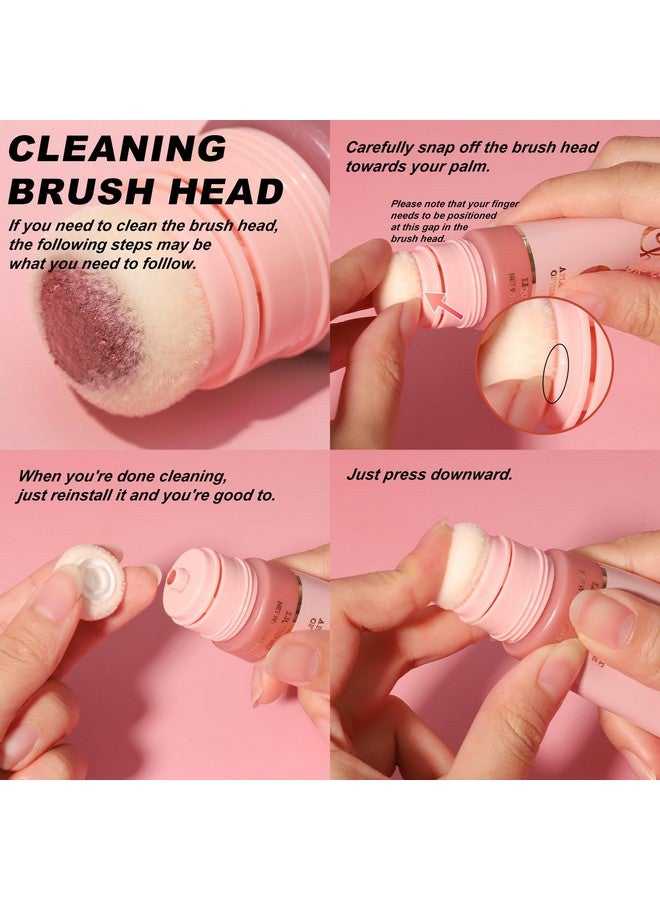 YOUNG VISION Shimmer Liquid Blush Wand - Radiant Cheek Tint | Luminous Rubor Liquido con Brillo | Dewy & Light-Reflecting | Maquillaje Iluminador para Mejillas,25ml/0.84 fl oz - Image 4