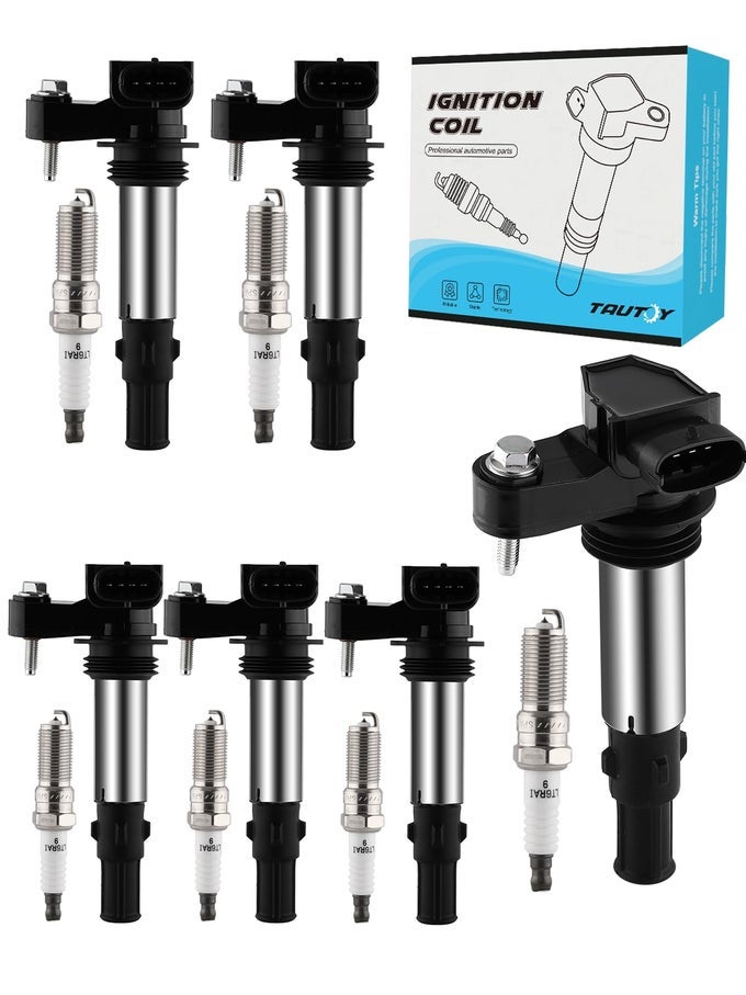Uf375 Ignition Coil Pack Spark Plug 28L 36L 6 Pcs 20042009 For Buick Enclave Allure Lacrosse Rendezvouscadillac Cts Srx Stschevy Vectra Traversegmc Acadia Saturn Outlook Saab 93