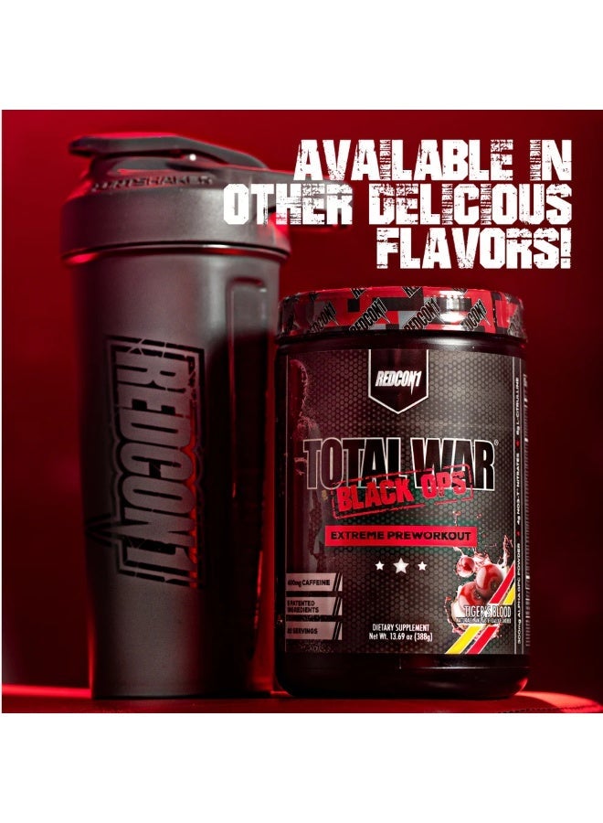 REDCON1 Total War Black Ops Extreme Pre-workout Tigers blood 40 serving - Image 3