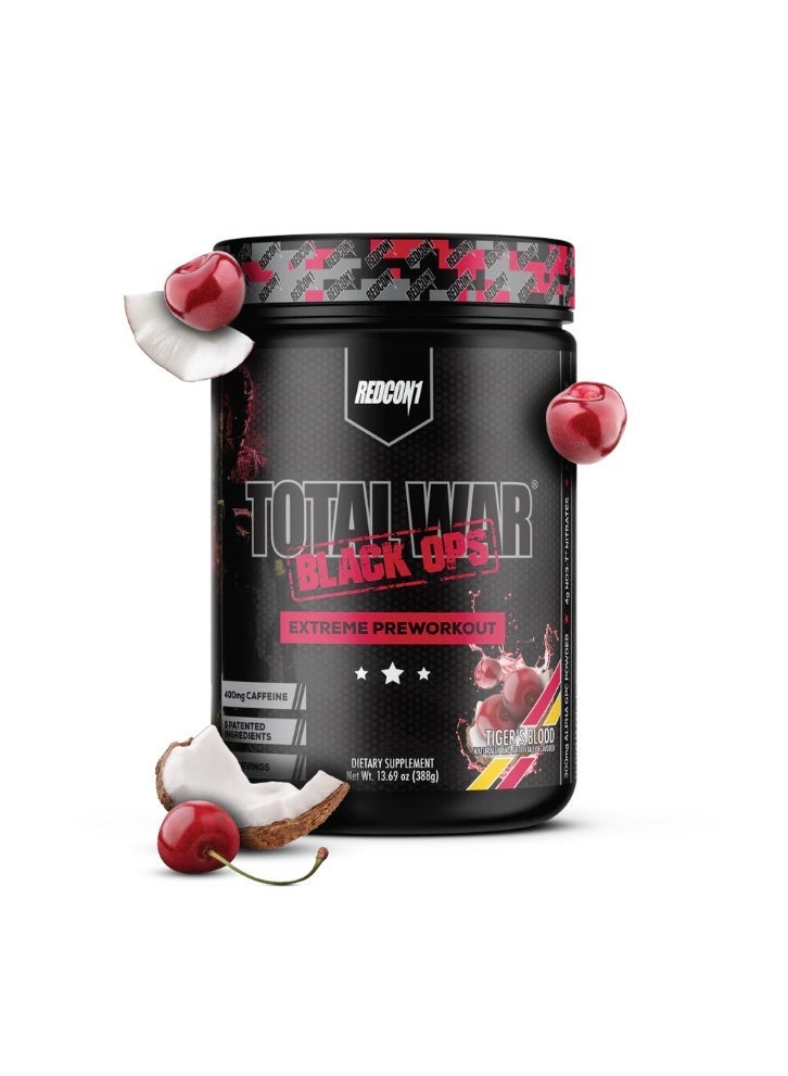 REDCON1 Total War Black Ops Extreme Pre-workout Tigers blood 40 serving - Image 1