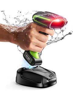 EYOYO Eyoyo 2D QR Industrial Barcode Scanner, IP65 Waterproof 3-in-1 Bluetooth, Wireless and USB Hands-Free Barcode Reader For Android  - Image 1