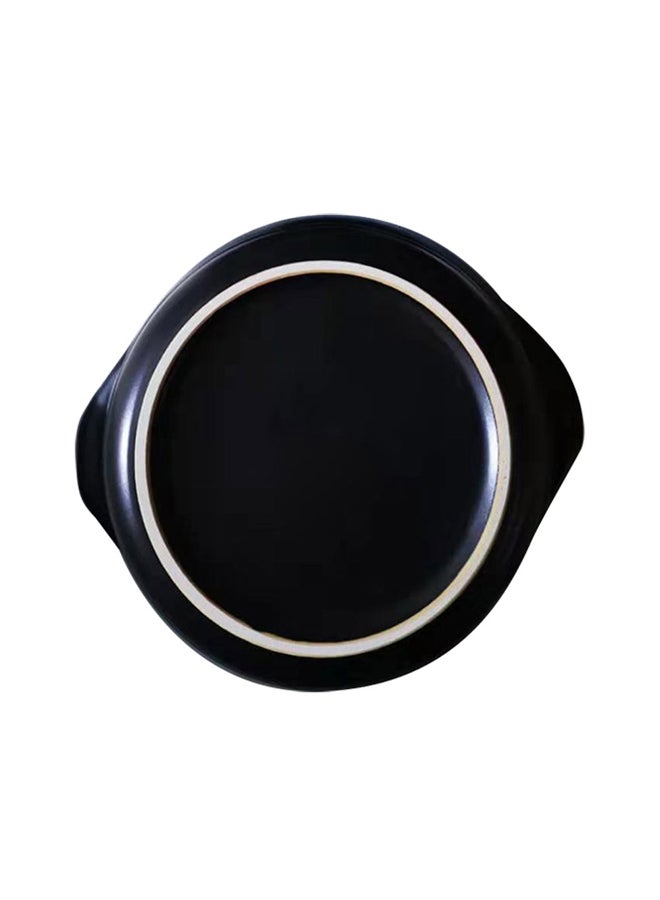 AL SANIDI Heat pottery pot, Thermal pottery pot, Black, capacity 1.25 L Size 18 Cm  - Image 3