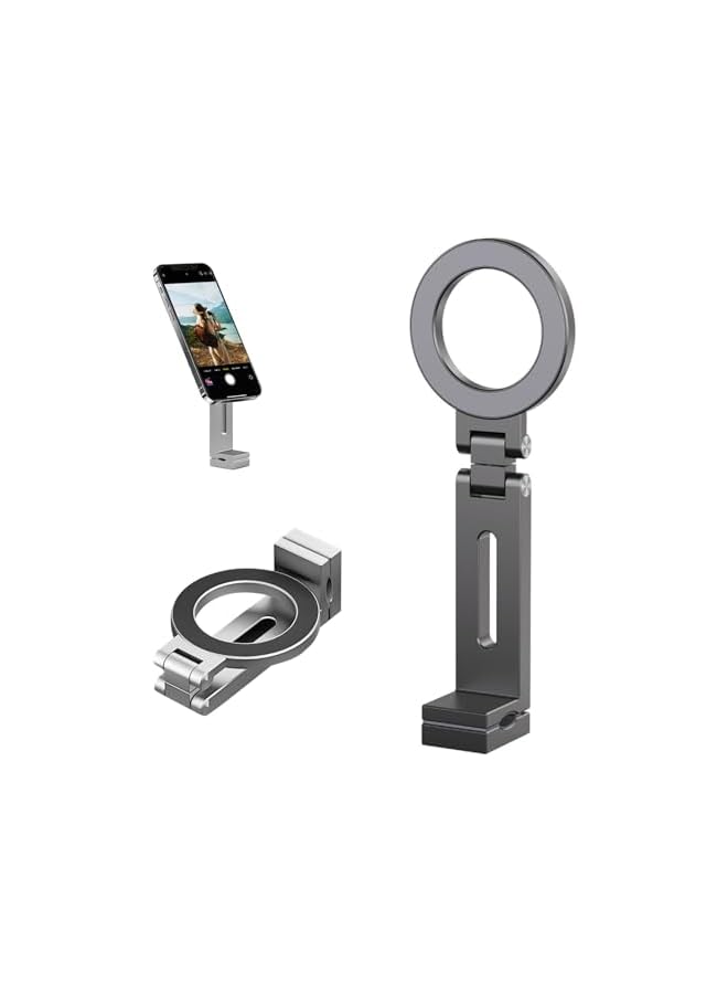 S-TOP Magnetic Phone Stand - Adjustable Foldable Phone Holder with Strong Magnets, Portable Travel Phone Bracket for iPhone 16/15/14/13/12 Pro, for Samsung Galaxy, All Smartphones - Image 2