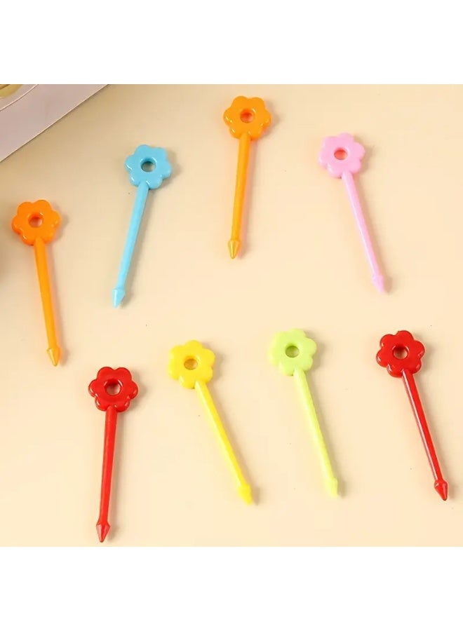 10 Pcs Cute Fruit Food Forks, Mini Cartoon Toothpicks for Kids Plates Party Decoration Lunch Box Sandwich Appetizer Cake Cupcake Mini Desserts - Image 5