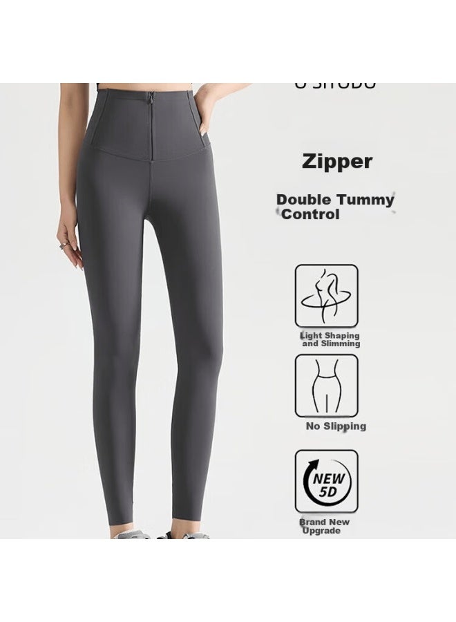 Langsha High-waist Slimming Seamless Yoga Leggings For Women, Autumn New Stretchy Shaping Shark Pants