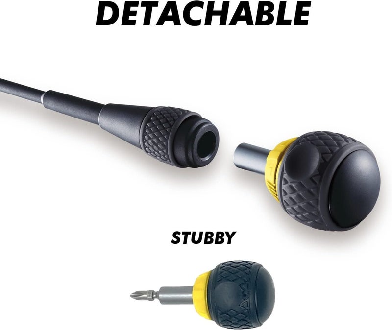 VESSEL - BALL GRIP Ratchet Interchangeable Screwdriver 2200MBH120 - Image 2