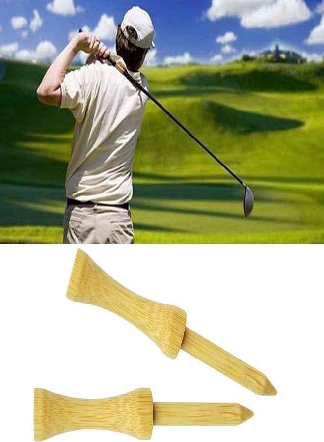 Zivisk Wooden Golf Tees 2-3/4" 100 Count 70mm Natural Step Down Tees Golf - Image 4