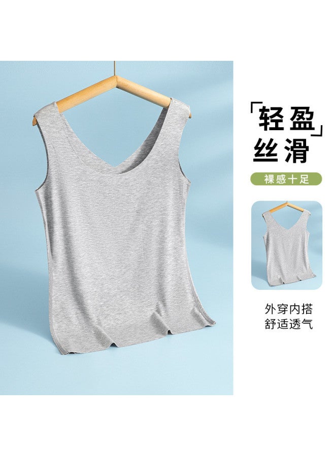 Goso Slimming And Versatile Commuter Wear, Soft And Comfortable Layering Camisole For Women, Ladies' Sleeveless Undershirt - Image 2