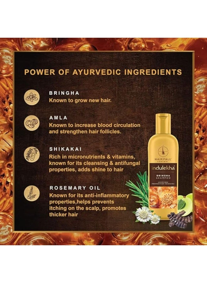 إندوليكا شامبو إندولكها برينغا الأيورفيدا لتنظيف الشعر، 200 مل - Image 2