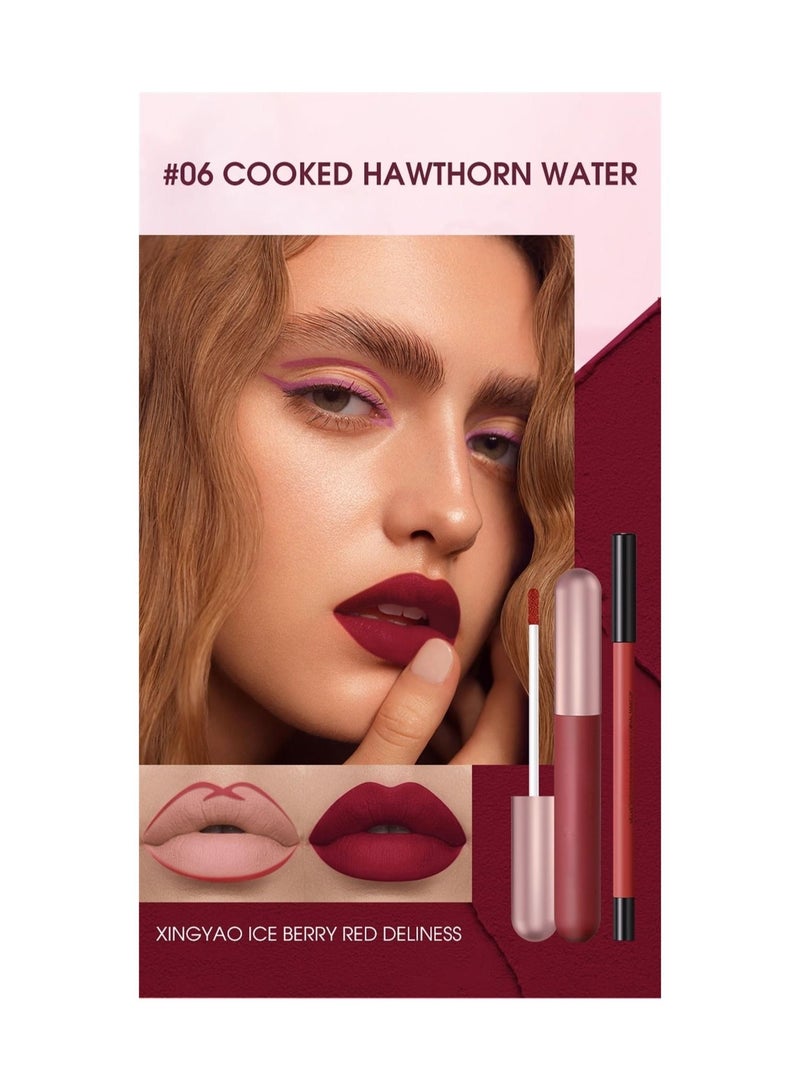 سيوسي مجموعة 12 قطعة من محدد الشفاه غير اللامع وأحمر الشفاه السائل - Image 3