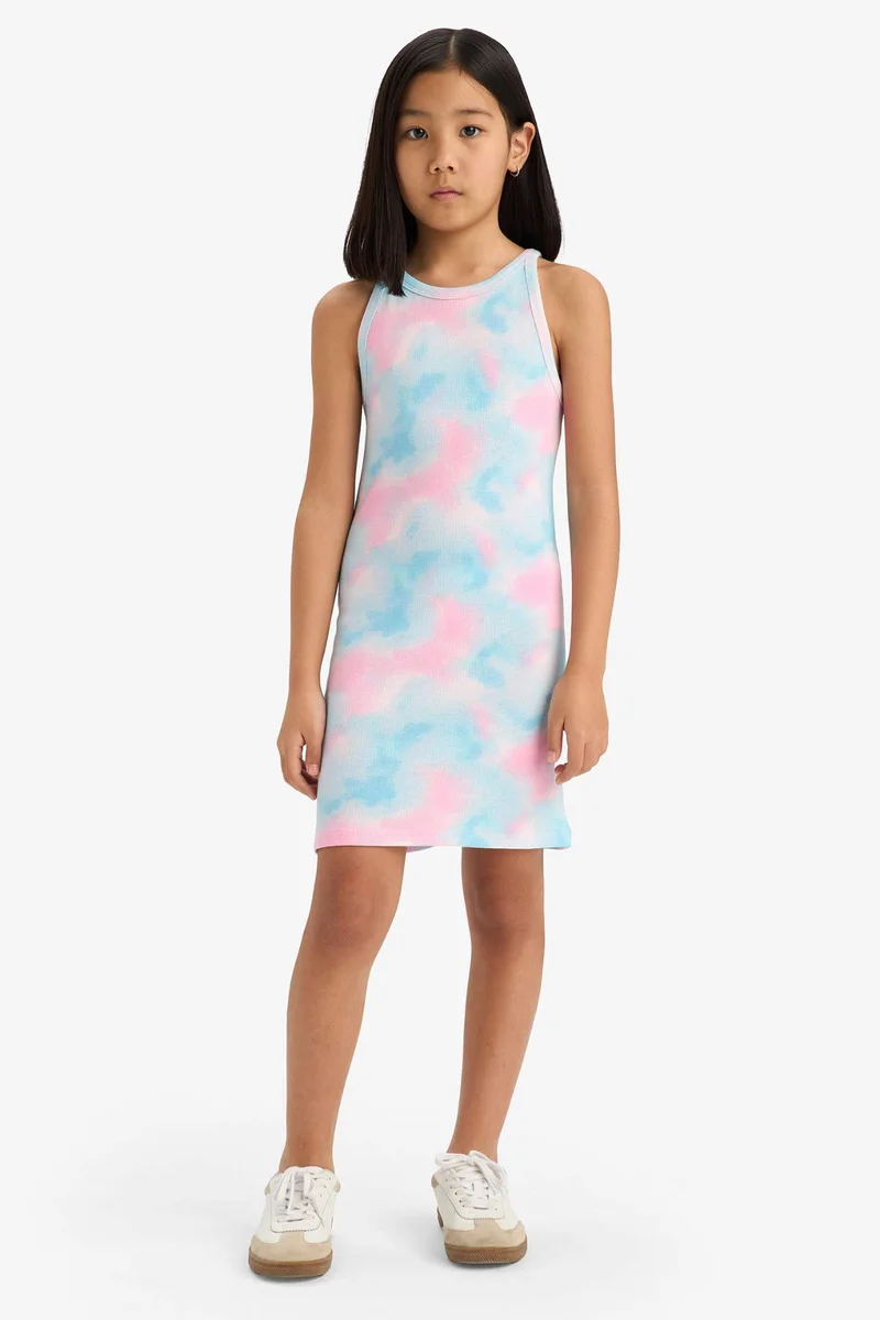 ديفاكتو Regular Fit Sleeveless Knitted Dress