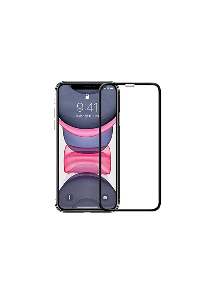 iPhone 11 Screen Protector, Tempered Glass 5D 9H Screen Protector for iPhone 11 6.1" Black  - Image 1