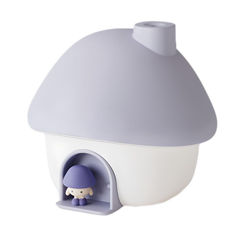 2000mAh USB Mushroom House Humidifier With 7 Color Projection Quiet For Bedroom Office Desktop - Image 2
