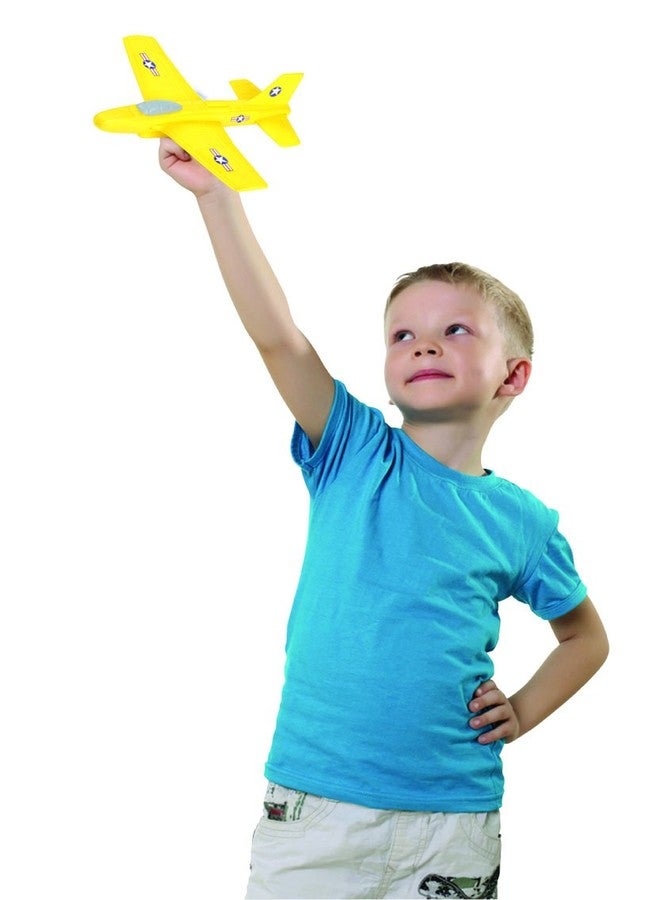 Aeromax Aerobatic Foam Flyer Shark Bite Edition Airplane, Grey/Silver - Image 5