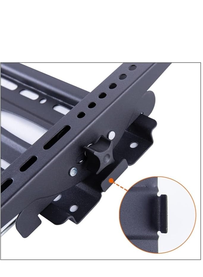 هامود حمود، جودة ممتازة - حامل تلفزيون حائطي مائل، مناسب لمعظم أجهزة التلفزيون ذات السطح المسطح مقاس 32-70 بوصة، حامل تلفزيون عالمي، سعة تحميل 50 كجم - Image 3