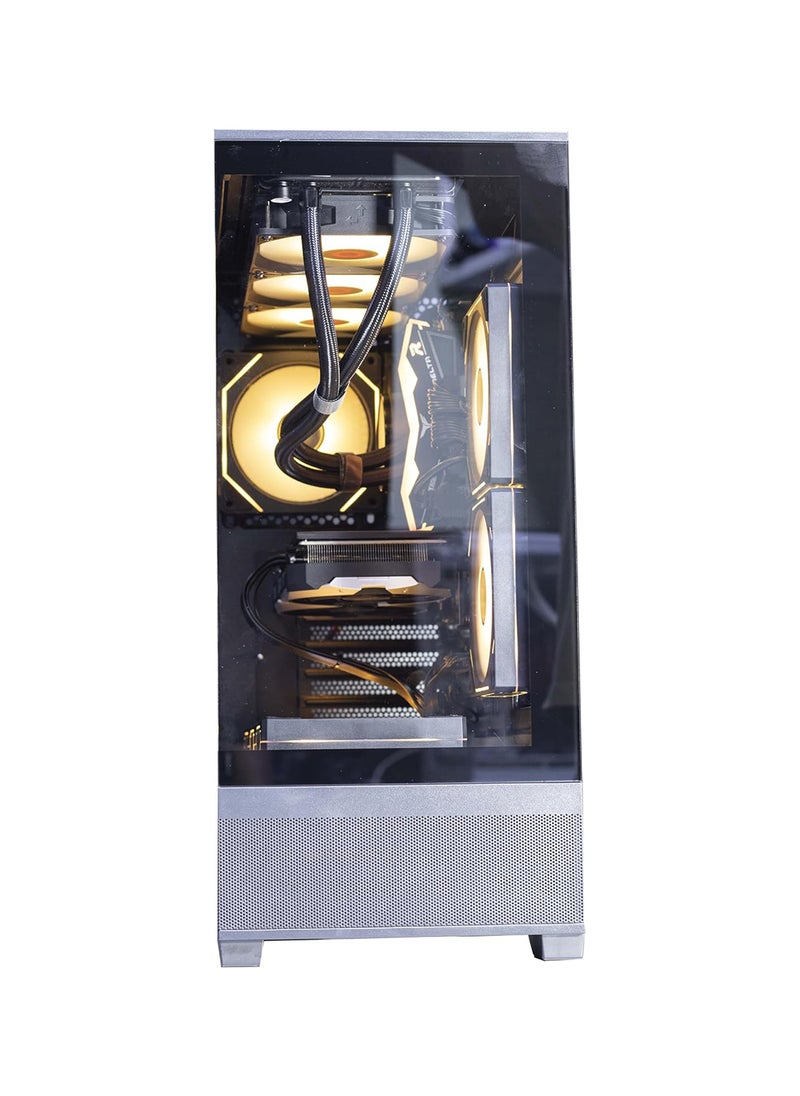 Gaming PC - Intel i9-14900K, Nvidia RTX 4070 SUPER 12GB, 32GB DDR5 6000MHz, 4TB Nvme M.2 SSD, Windows 11 pro, RGB CPU Case, 1 Year Warranty (14900K, RTX 4070 SUPER)
