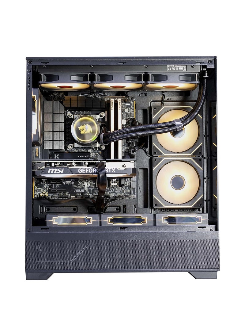 Gaming PC - Intel i9-14900K, Nvidia RTX 4070 SUPER 12GB, 32GB DDR5 6000MHz, 4TB Nvme M.2 SSD, Windows 11 pro, RGB CPU Case, 1 Year Warranty (14900K, RTX 4070 SUPER)