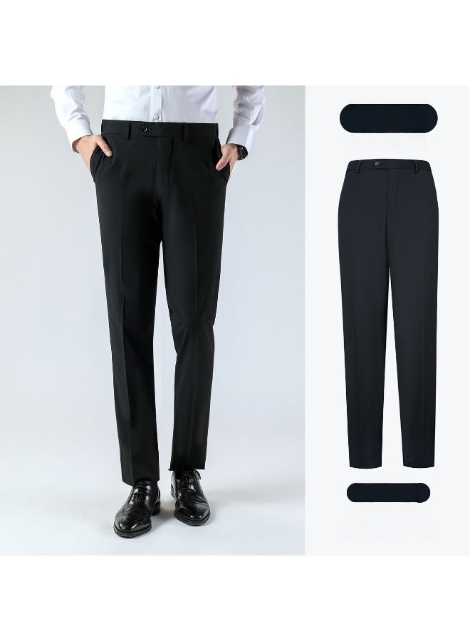 Shougu Men's Fashionable Casual Business Suit Pants  - Image 1