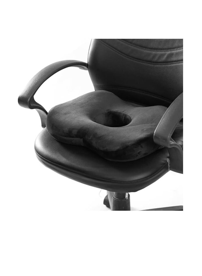 ماكس كمفورت مقعد طبى مطور وفقا لأحدث دراسات العلاج الطبيعى للوقايه من آلم البواسير  , لون اسود - Image 1