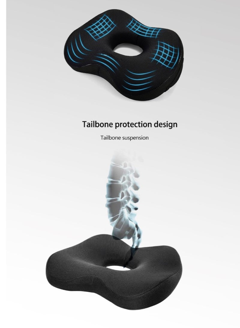 ماكس كمفورت مقعد طبى مطور وفقا لأحدث دراسات العلاج الطبيعى للوقايه من آلم البواسير  , لون اسود - Image 3