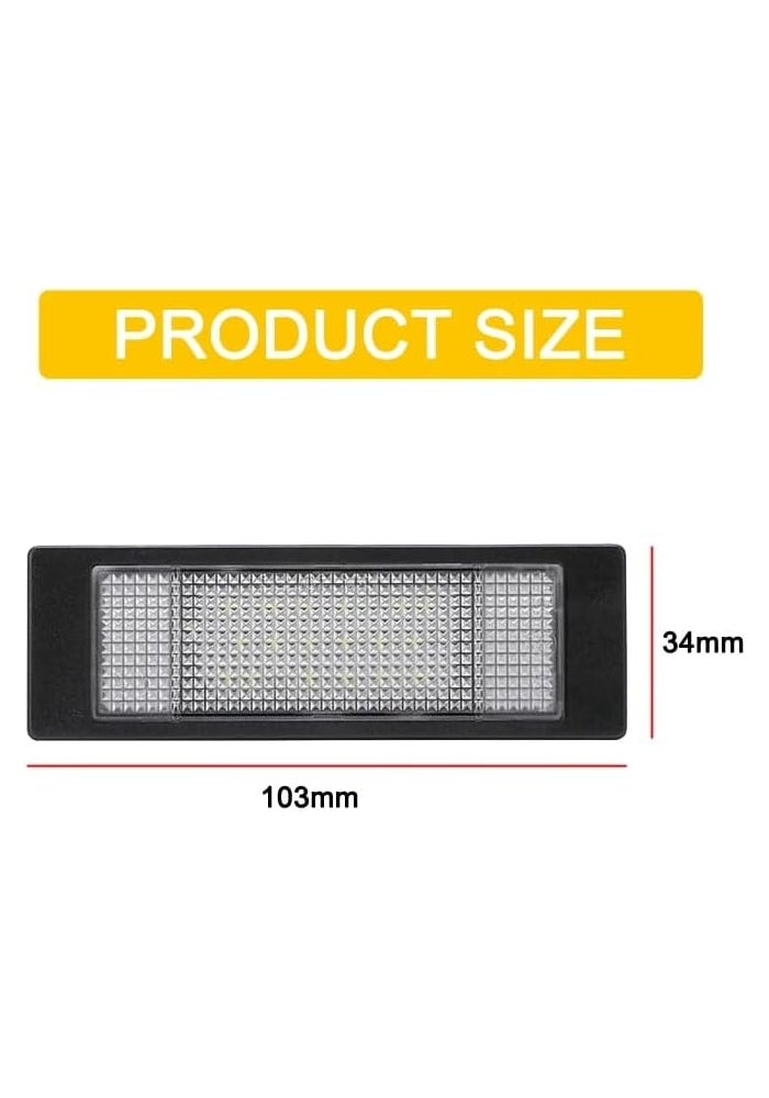 DEMULAX White License Plate Light Assembly - Image 2