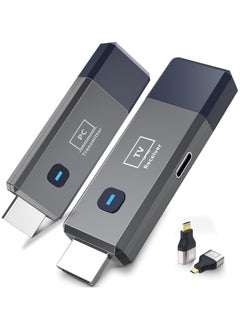 Generic Wireless HDMI Transmitter and Receiver – 165ft Range – 4K Decode Input, 1080P Output – Plug & Play – 2.4G/5.8G Dual Band for PC, Projector, TV Box  - Image 1