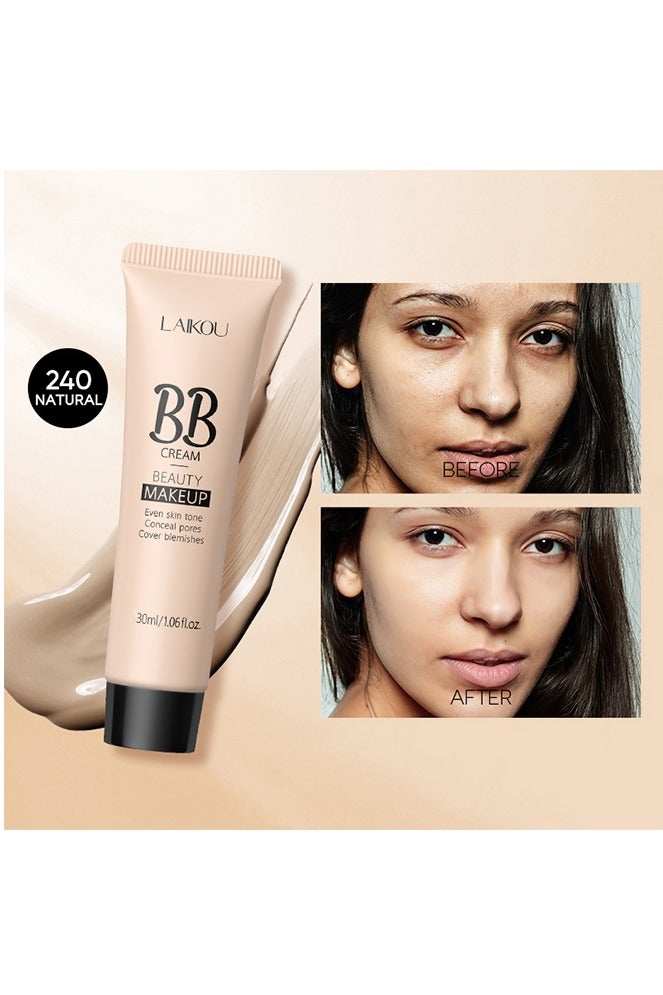 لايكو كونسيلر الوجه BB Cream ، Matte Oil Control ترطيب طويل الأمد خافي عيوب الجمال المكياج خافي عيوب سائل تجميلي (# 240 Natural) - Image 1