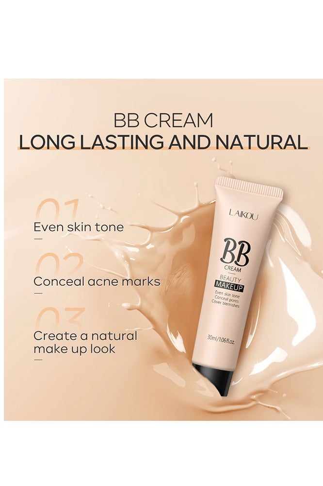لايكو كونسيلر الوجه BB Cream ، Matte Oil Control ترطيب طويل الأمد خافي عيوب الجمال المكياج خافي عيوب سائل تجميلي (# 240 Natural) - Image 5