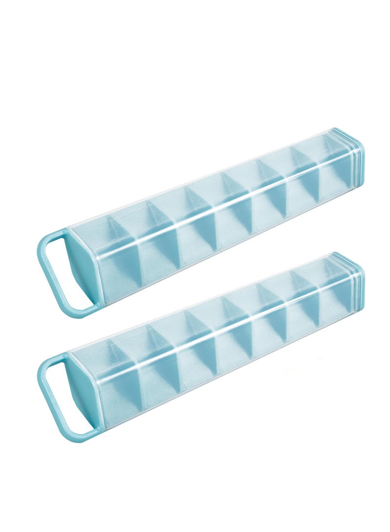 Excefore Ice Cube Trays 2 Pack, DIY Airtight Ice Cube Mold Trays 15 Cube Ice Cubes, Easy to Demold Reusable Ice Lattice Mold for Chilled Drinksfor Freezer, Ice Drink, Juice, Whiskey, Cocktail, Summer Gifts - Image 1