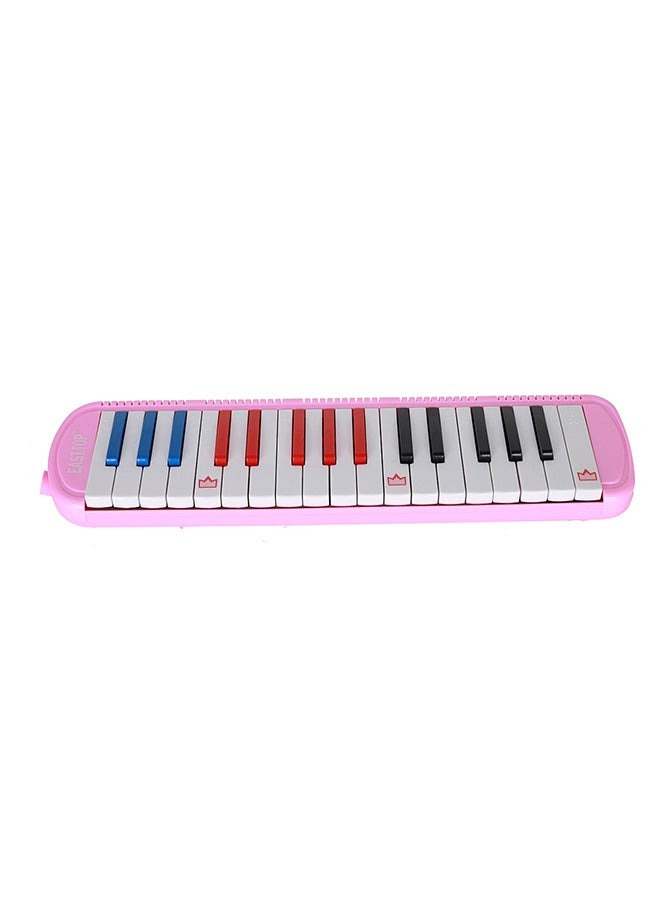 Generic 32 Keys Double Tubes Mouthpiece Air Piano Keyboard Musical Instrument with Carrying Bag 32 Keys,Pink  - Image 4