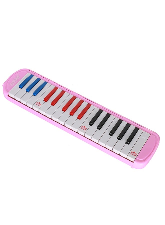 Generic 32 Keys Double Tubes Mouthpiece Air Piano Keyboard Musical Instrument with Carrying Bag 32 Keys,Pink  - Image 5