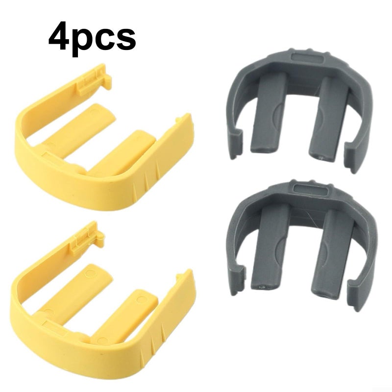 Pressure Washer Trigger Hose Replacement C Clips Set 4 Pack Yellow Grey Compatible K2 K3 Models - Image 3