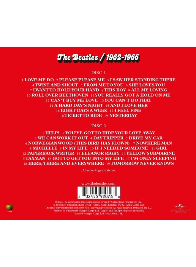 The Beatles 1962 - 1966 (Red Album 2CD) - Image 2
