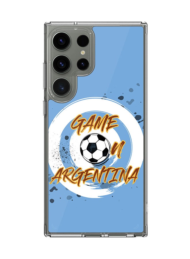 Stylizedd Classic Clear Case for Samsung Galaxy S23 Ultra , Hybrid Soft  Thin Transparent Cover [ Designed for Samsung Galaxy S23 Ultra ] - Game on Argentina - Image 1