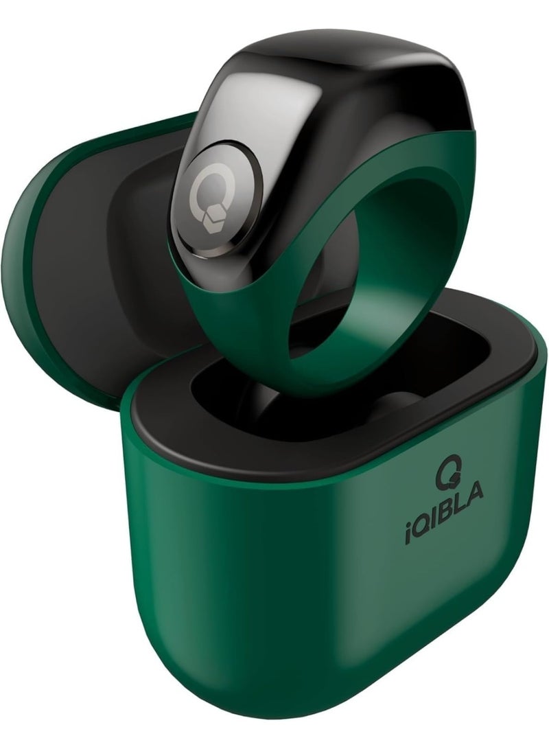 خاتم الذكر الذكي - جود | تسبيح ذكي 3 في 1 فليكس لايت لحساب الأذكار، مزود بثلاث مقاسات متوافقة (18 ملم / 20 ملم / 22 ملم) | الإصدار الأسود - Image 1