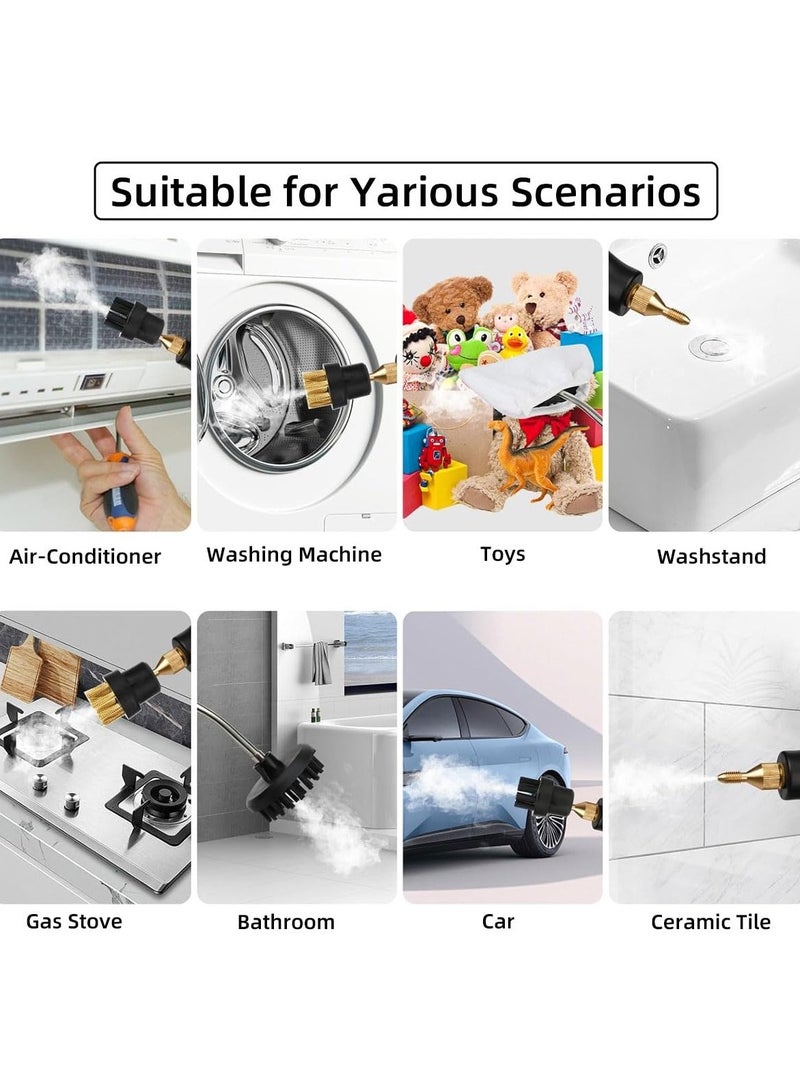 Bukela 1500W Handheld Steam Cleaner, with Handle Controllable Switch Steam Cleaner for Home, Pressurized Handheld Steamer for, Upholstery, Car, Floor, Grout and Til - Image 4