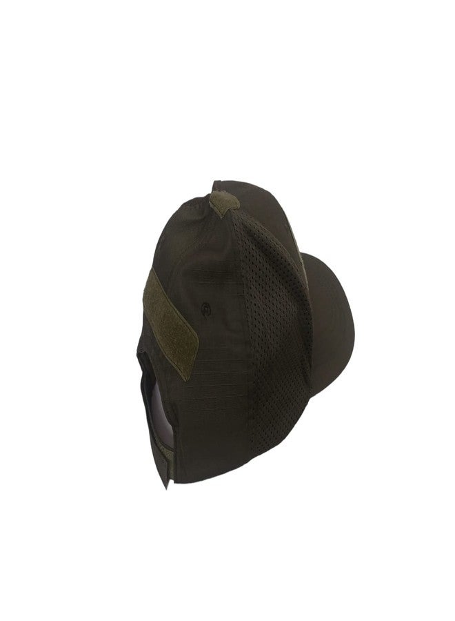 Linist Unisex Polyester Military Tactical Operator Cap, Outdoor Army Hat for Camping, Hunting Camouflage Baseball Cap Outdoor Active (Olive-Green) - Image 5