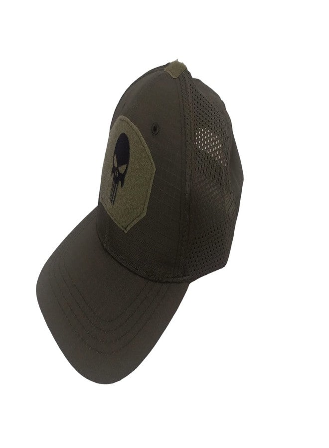 Linist Unisex Polyester Military Tactical Operator Cap, Outdoor Army Hat for Camping, Hunting Camouflage Baseball Cap Outdoor Active (Olive-Green) - Image 1