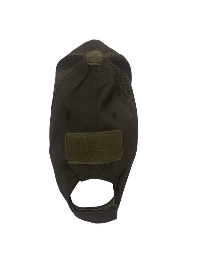 Linist Unisex Polyester Military Tactical Operator Cap, Outdoor Army Hat for Camping, Hunting Camouflage Baseball Cap Outdoor Active (Olive-Green) - Image 4