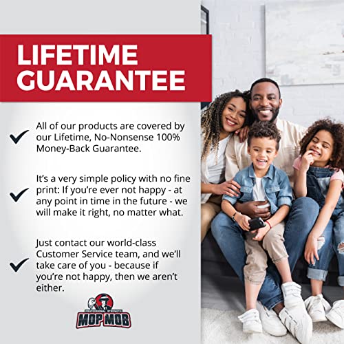 Mop Mob Leak-Free Acid Resistant Spray Head 4 Pack by Durable Industrial Sprayer for Acid-Based Wheel Cleaner Used in Auto/Car Detailing. Heavy Duty Low-Fatigue Trigger and Nozzle with 9 1/4 Dip Tube - Image 2