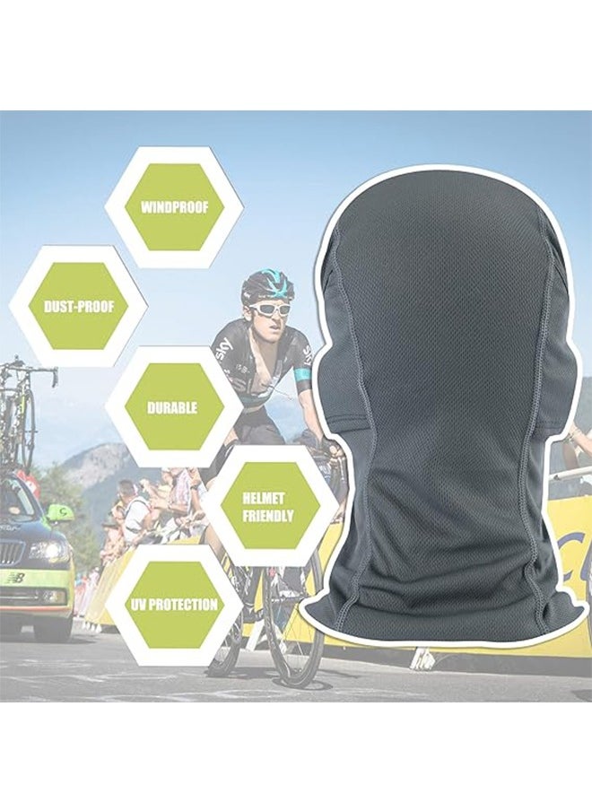 Generic - Men Women Balaclava UVProtection Full Face Sunscreen Mask, Omnidirectional Covering Ice Silk Polyester Breathable Sunscreen Shawl Face Covering, Lightweight Sports Protection Cover (Dark Grey) - Image 1