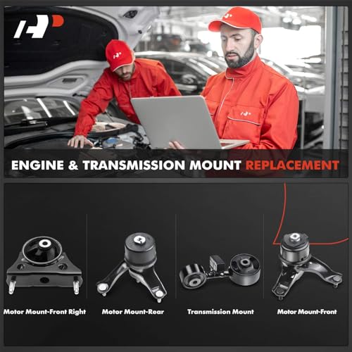 A-Premium 4PCS Engine Motor Mount and Transmission Mount Kit Compatible with Toyota Highlander 2001 2002 2003 L4 2.4L, FWD, Replace# 1236128100, 123720H130 - Image 2
