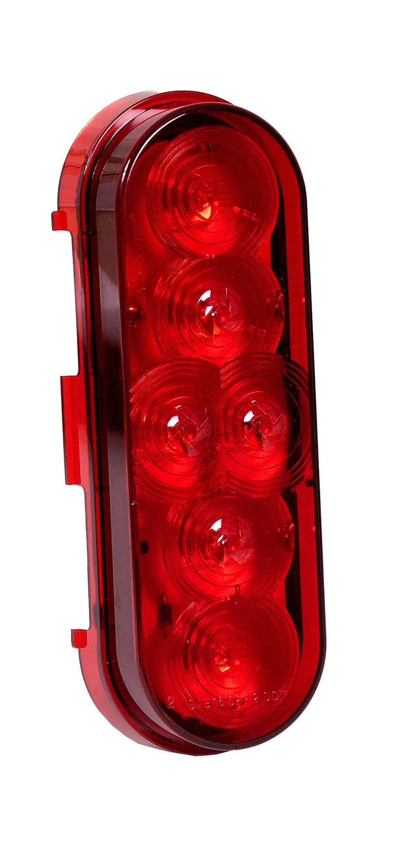 Maxxima M63346R Red 6" Oval Stop Tail Turn Light - Image 1