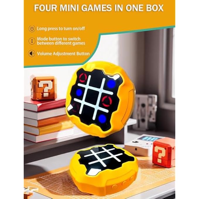 TIC TAC TOE BOLT GAME, 3-IN-1 PORTABLE TRAVEL BOARD GAME, PORTABLE TRAVEL GAMES FOR KIDS & ADULTS, TOYS GIFT IDEA FOR FAMILY FUN, EDUCATIONAL CHRISTMAS BIRTHDAY GIFTS - Image 4