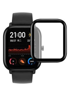 ELMO3EZZ Screen Protector Compatible with Amazfit GTs 2 /GTs 2E Watch, 3D Soft Curved Edge Protection Film [Anti-Scratch] [Bubble Free] [Extremely Shatter-Resistant] [Highly Sensitive] (Not Glass)